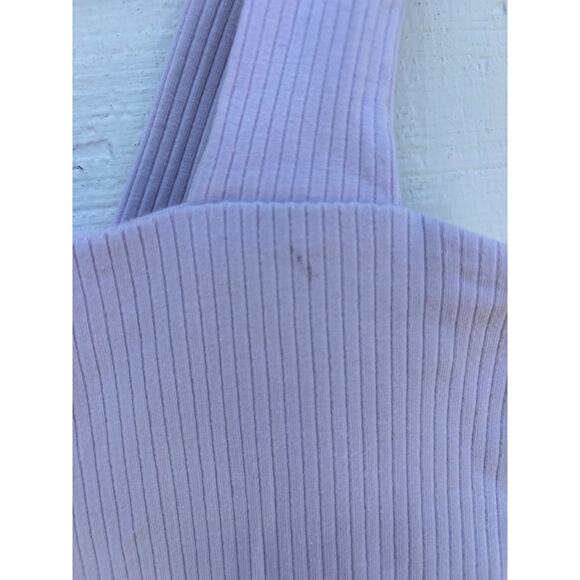 Pink Victoria Secret Mini Dress, Built in Shorts, Ribbed Purple, Sz S - Picture 6 of 6